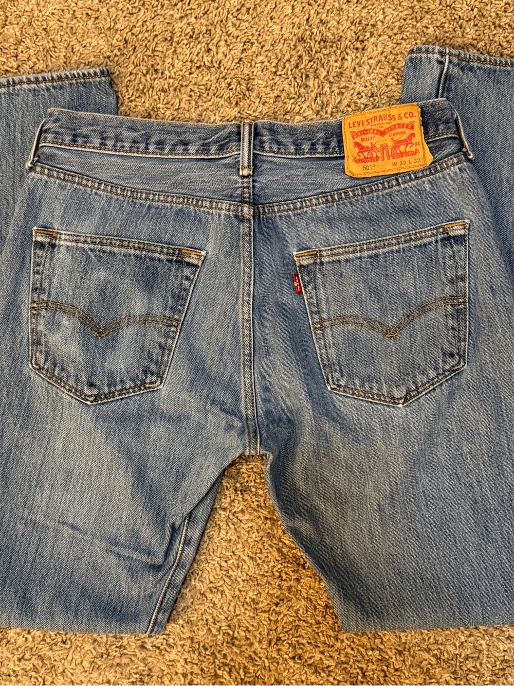 Levi’s 501 W32 L32 Button Fly Blue Jeans